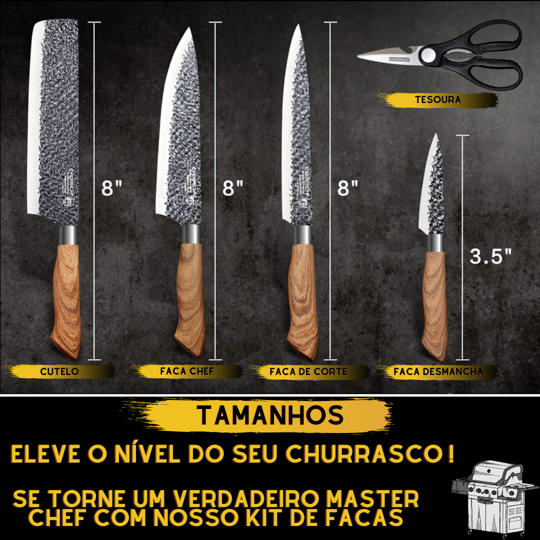 CONJUNTO DE FACA MASTER CHEF