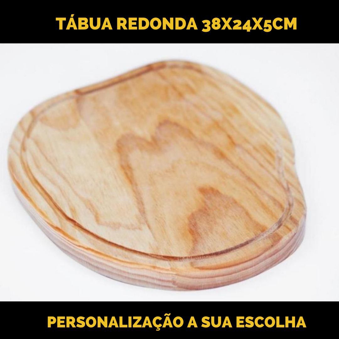 TÁBUA P/ CHURRASCO PERSONALIZADA